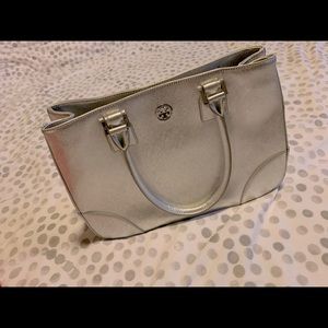 Tory Burch silver bag